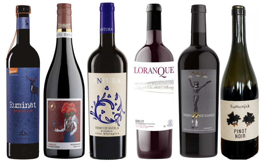 Package of red wines