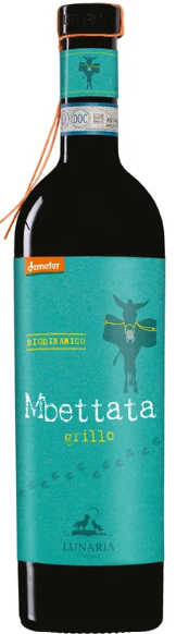 Mbettata Grillo Sicilia DOP 2025 Lunaria BIO Demeter