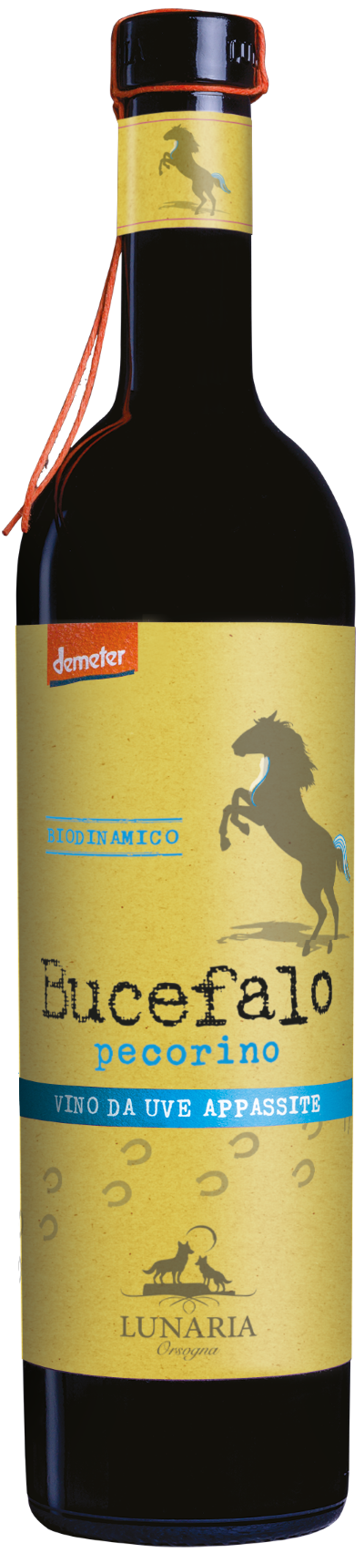 Bucefalo Pecorino Vino Da Uve Appassite polosuché 2025 Lunaria BIO Demeter